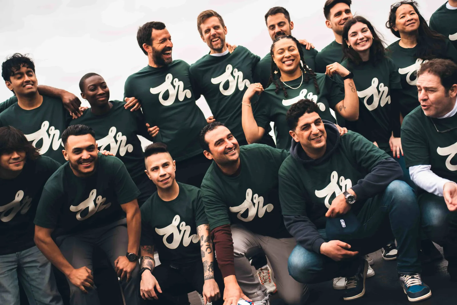 The friendly Socceroof team