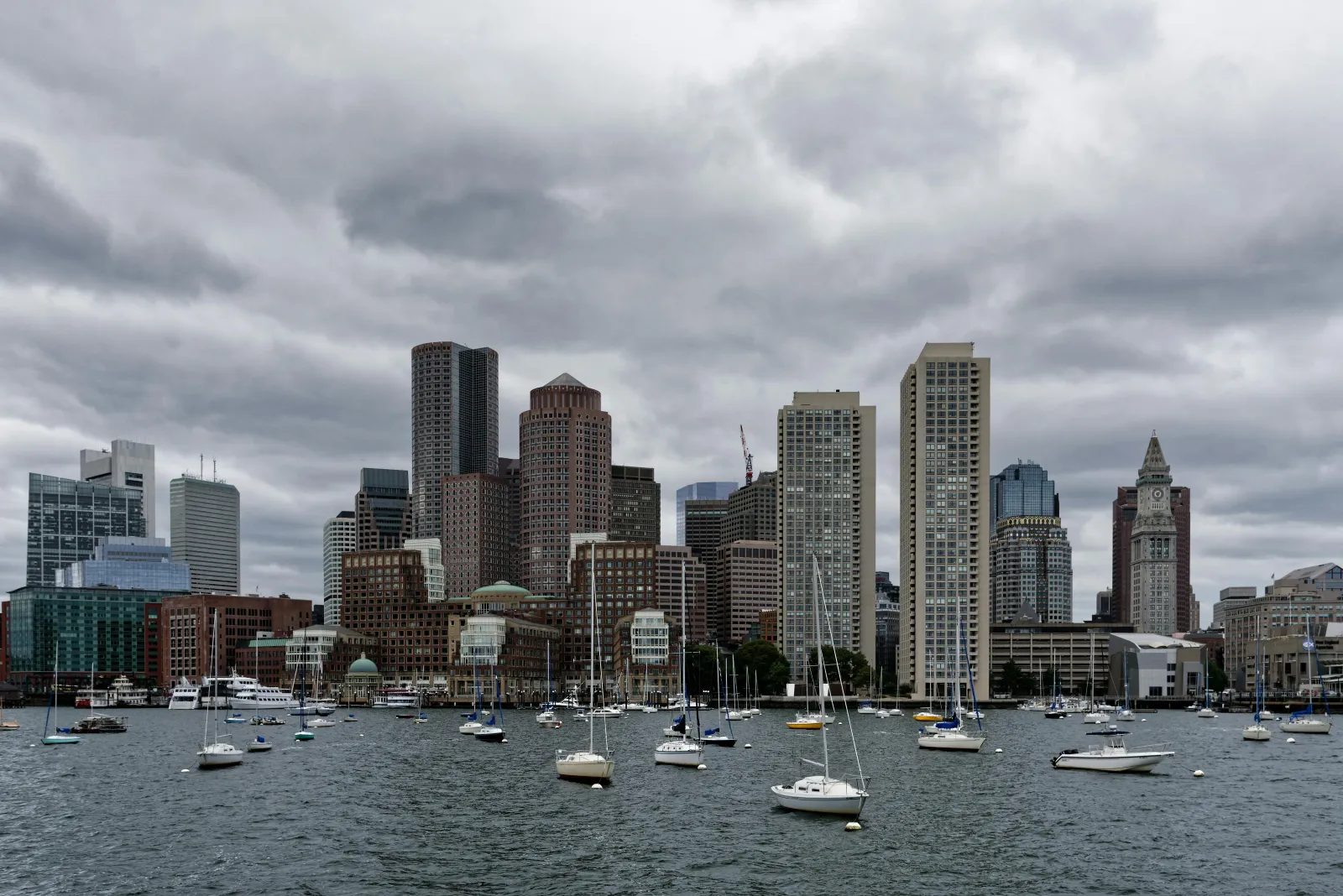 Boat and city